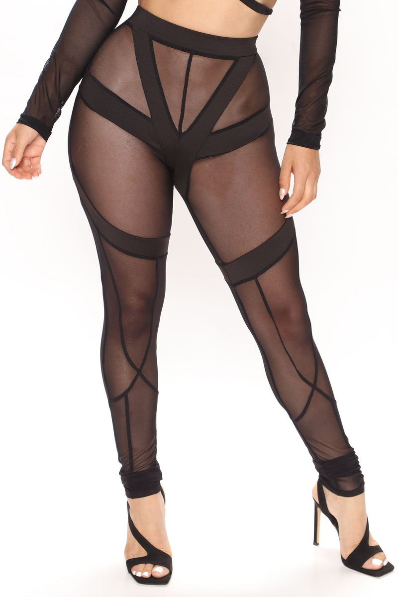 Fashion nova mesh leggings store