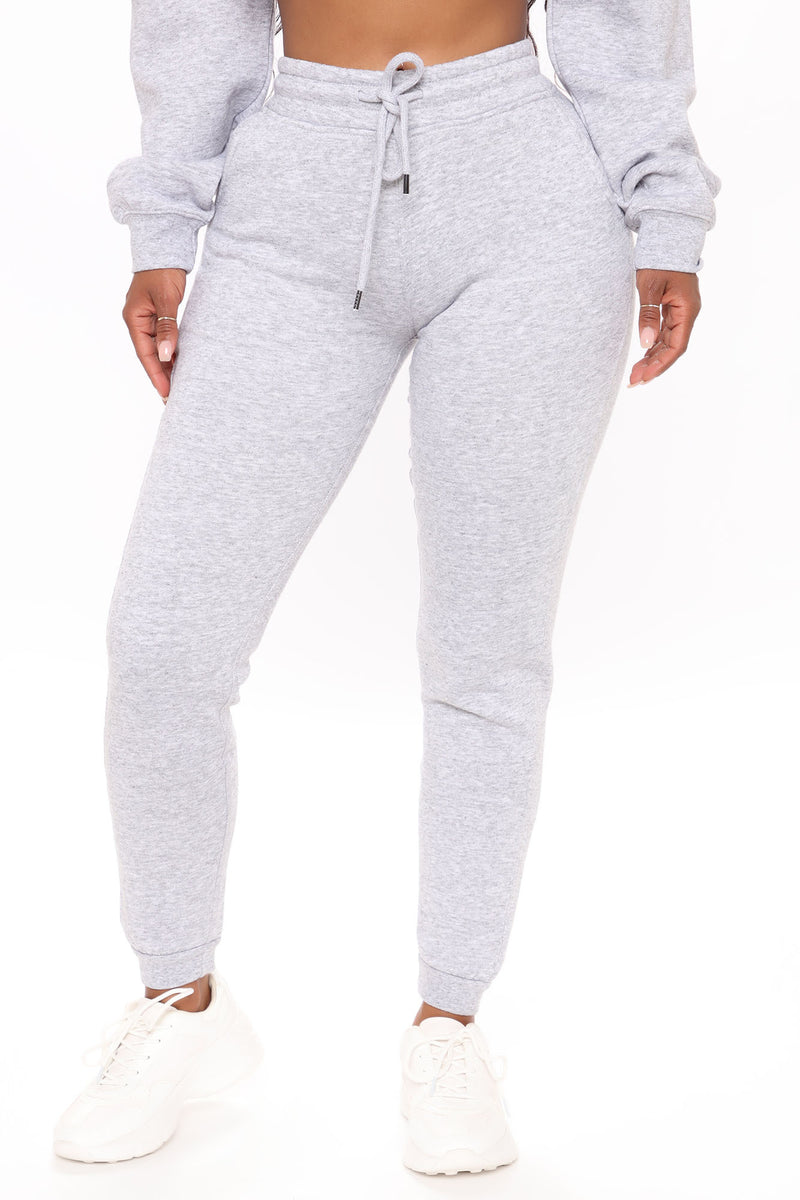 Look Again Joggers Heather Grey