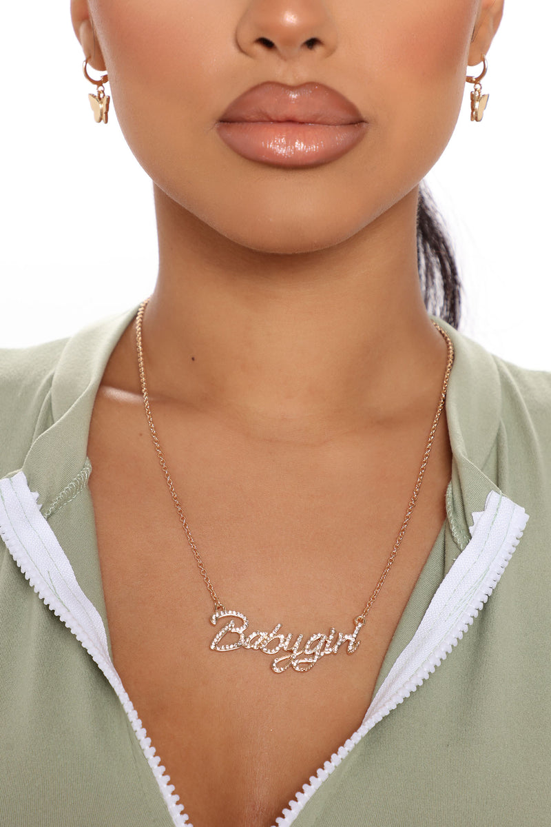 Baby girl necklace fashion sales nova