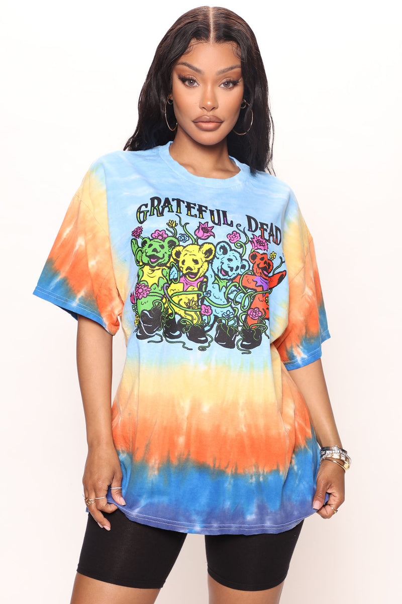 Grateful Dead Tie Dye T Shirt Multi Color