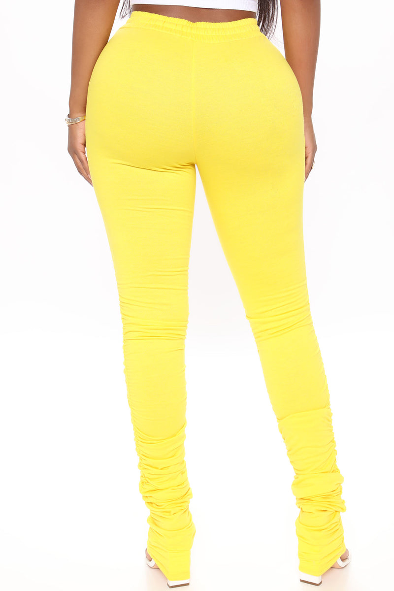 Dazzle Andromeda Legging - Electric Yellow, Fashion Nova, Nova Sport  Bottoms
