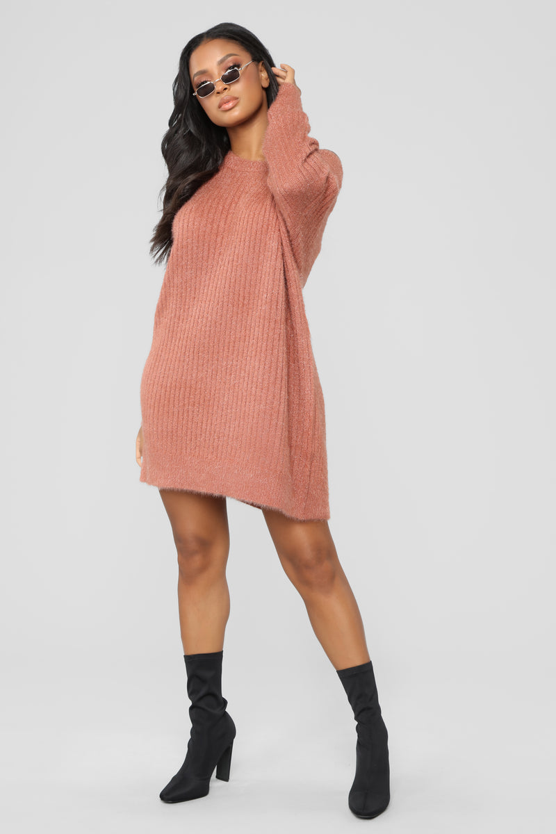 Alice fuzzy tunic on sale sweater