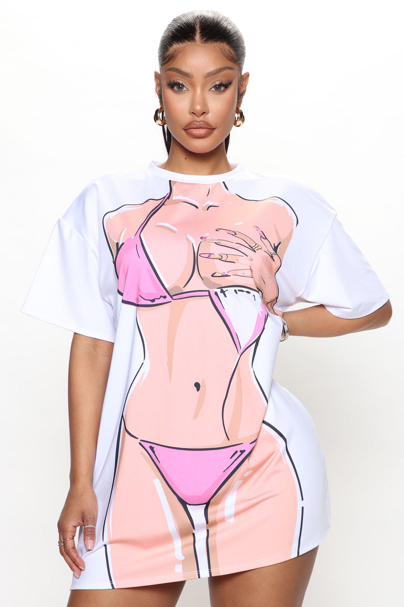 Bikini on sale shirt dress