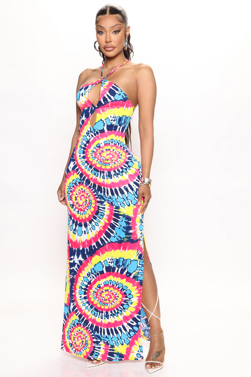 Summer Day Maxi Dress Multi Color