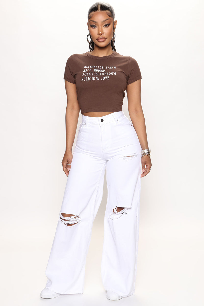 Baggy white jeans discount