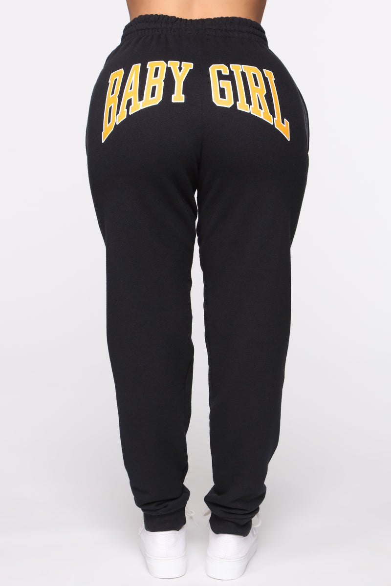 Baby Girl Sweatpants Black Fashion Nova Pants Fashion Nova
