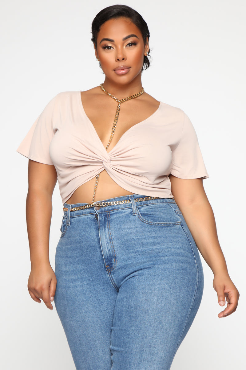 Plus size belly chain discount