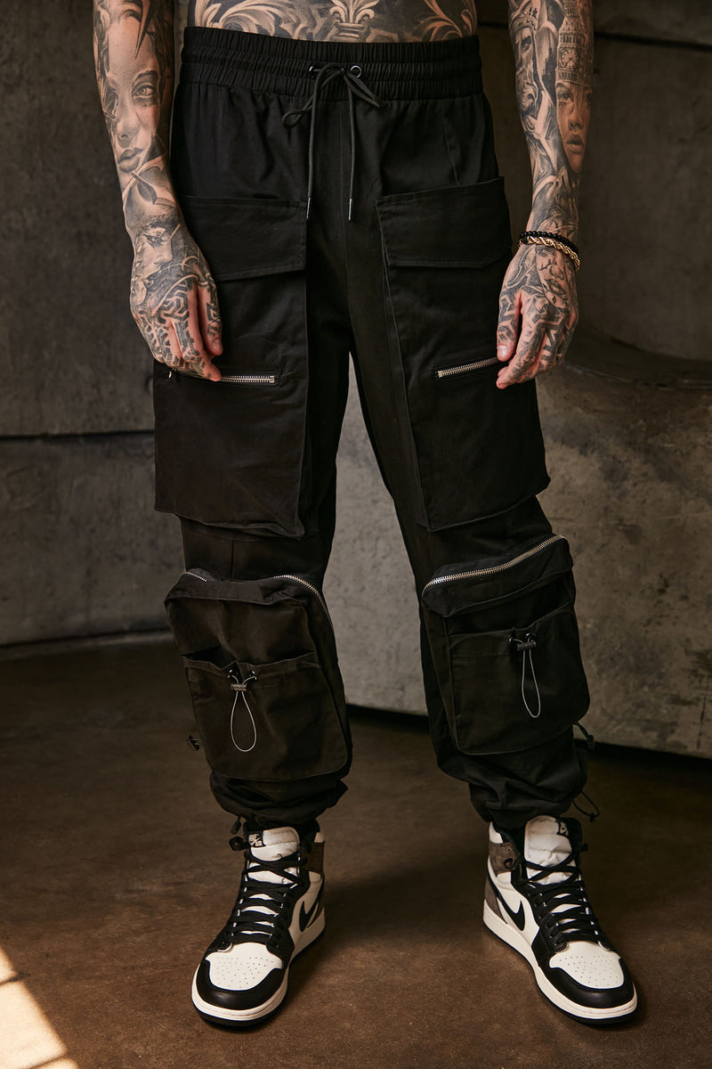 Deep pocket cargo top pants