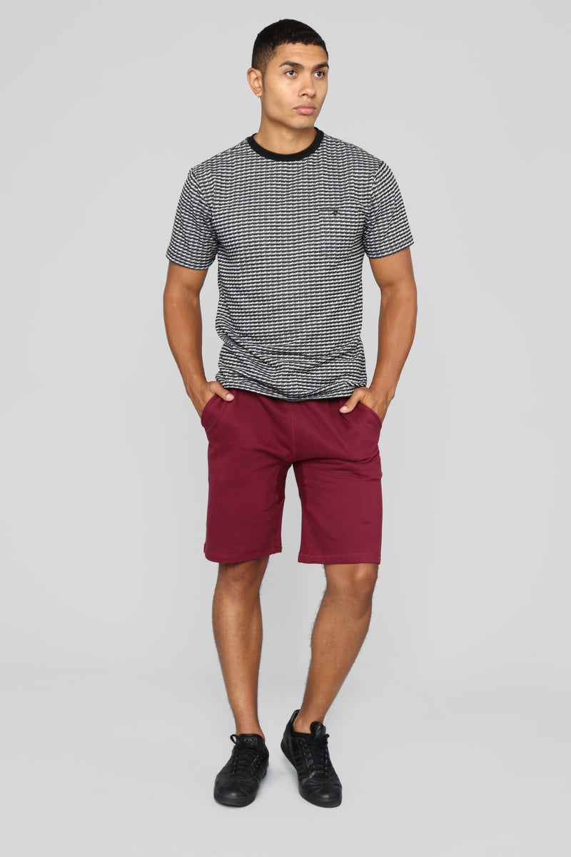 Burgundy chino clearance shorts