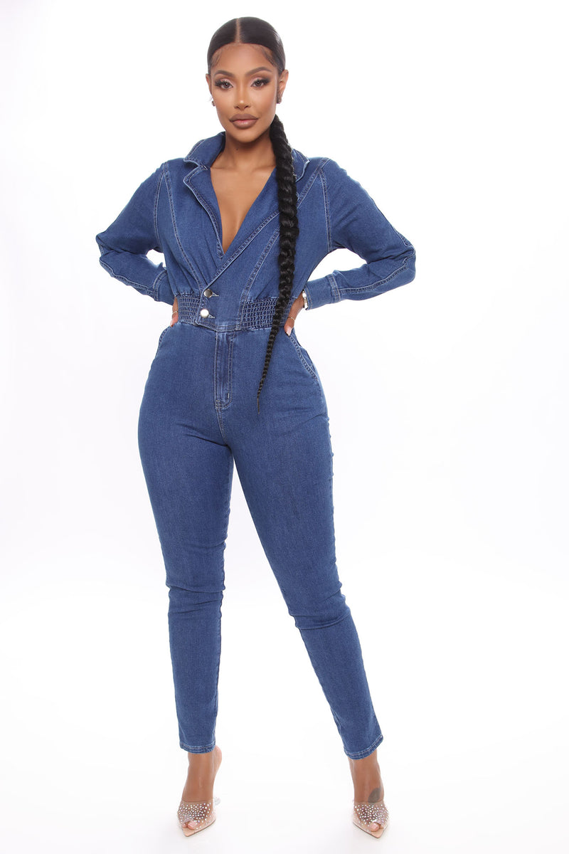 Fashion nova jean discount jumper