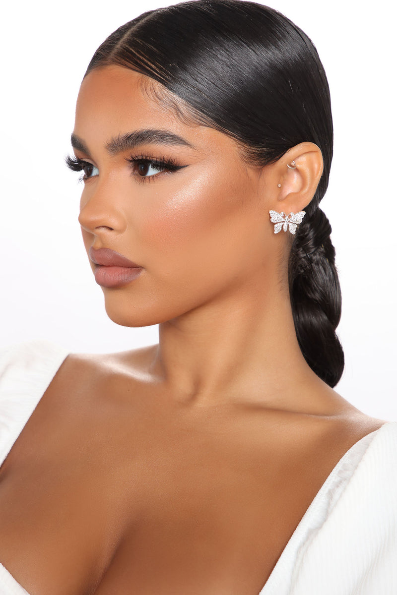 Fashion nova 2024 butterfly earrings
