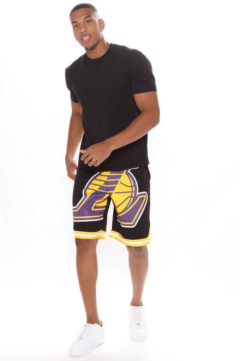 Los Angeles Lakers Shorts, Lakers Basketball Shorts, Running