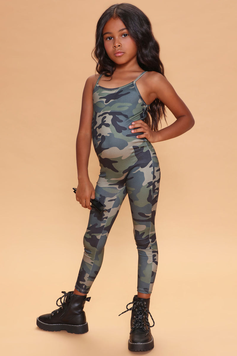 Kids 2025 camo jumpsuit