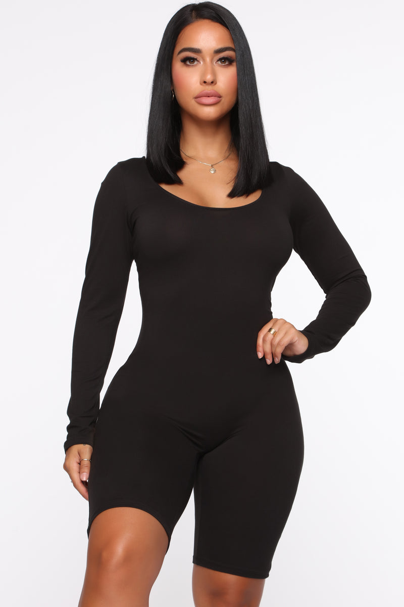 Biker short romper fashion nova hotsell