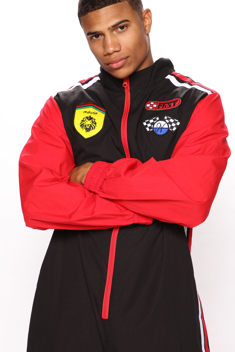 Race car outfit fashion deals nova