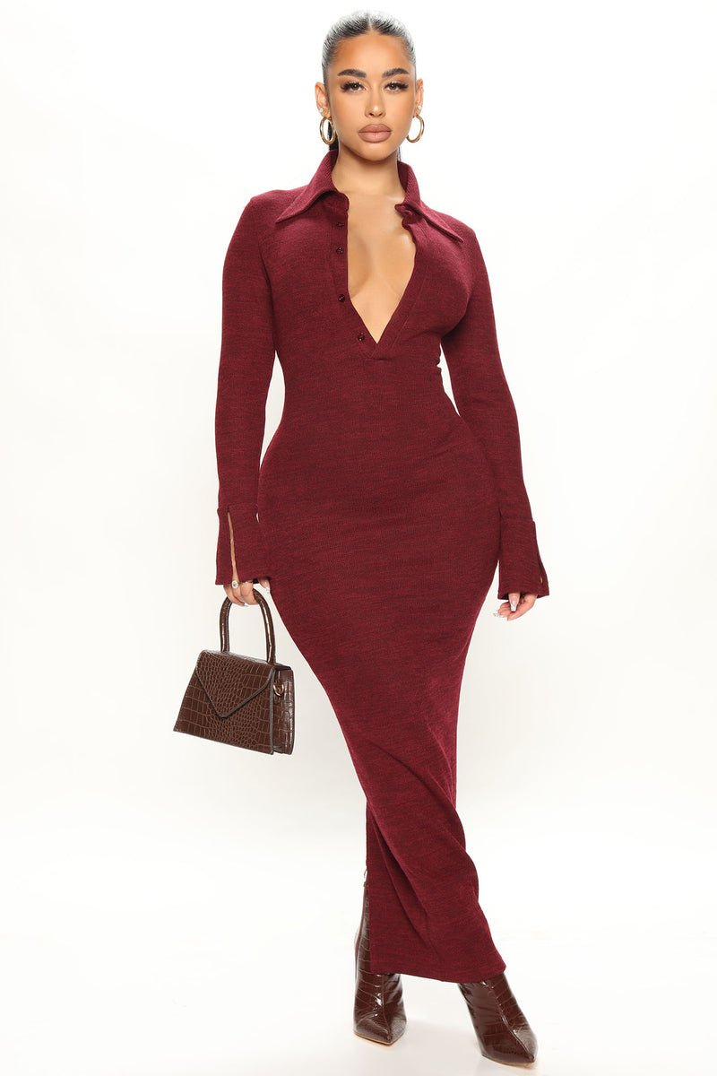 Sweeter Than Sugar Sweater Maxi Dress