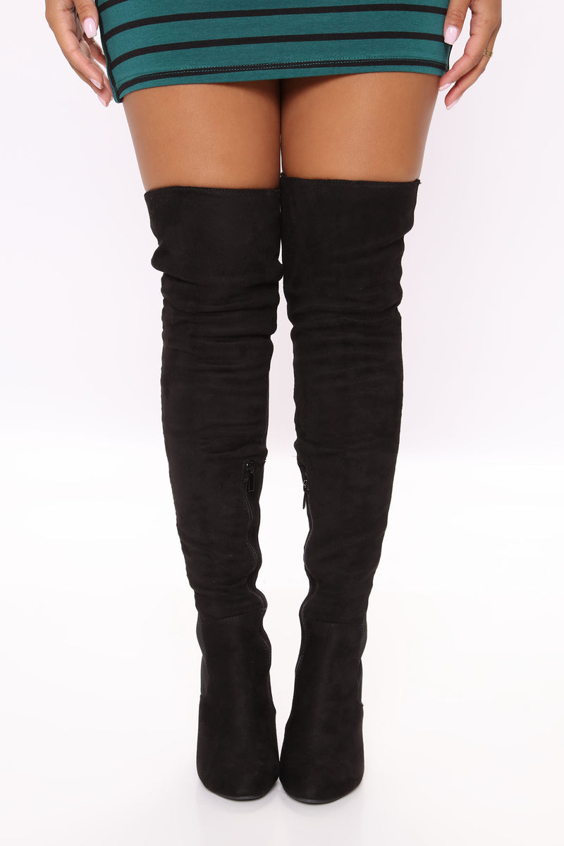 Thigh high boots fashion nova discount