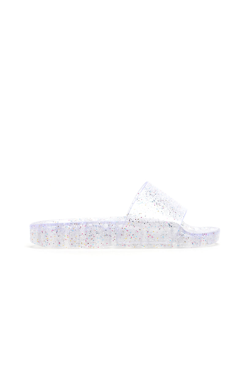 You Can Never Go Wrong Slide Clear Fashion Nova Shoes