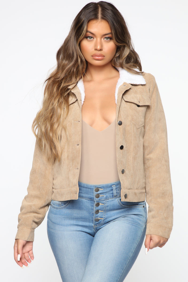 Enjoy The Ride Jacket Khaki combo Fashion Nova Jackets