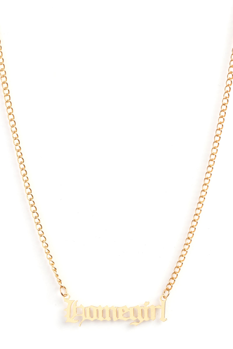 Be My Homegirl Layered Necklace Gold Fashion Nova Jewelry