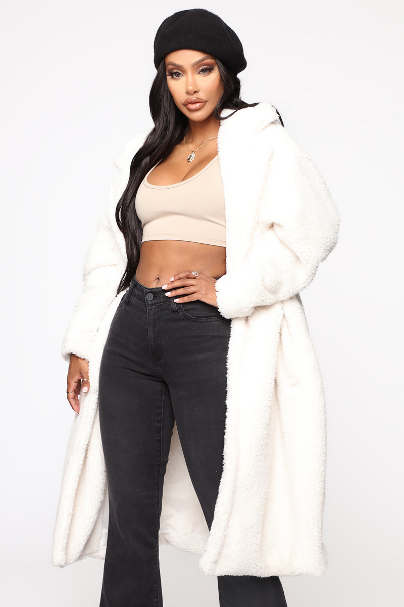 Fashion nova teddy coat online