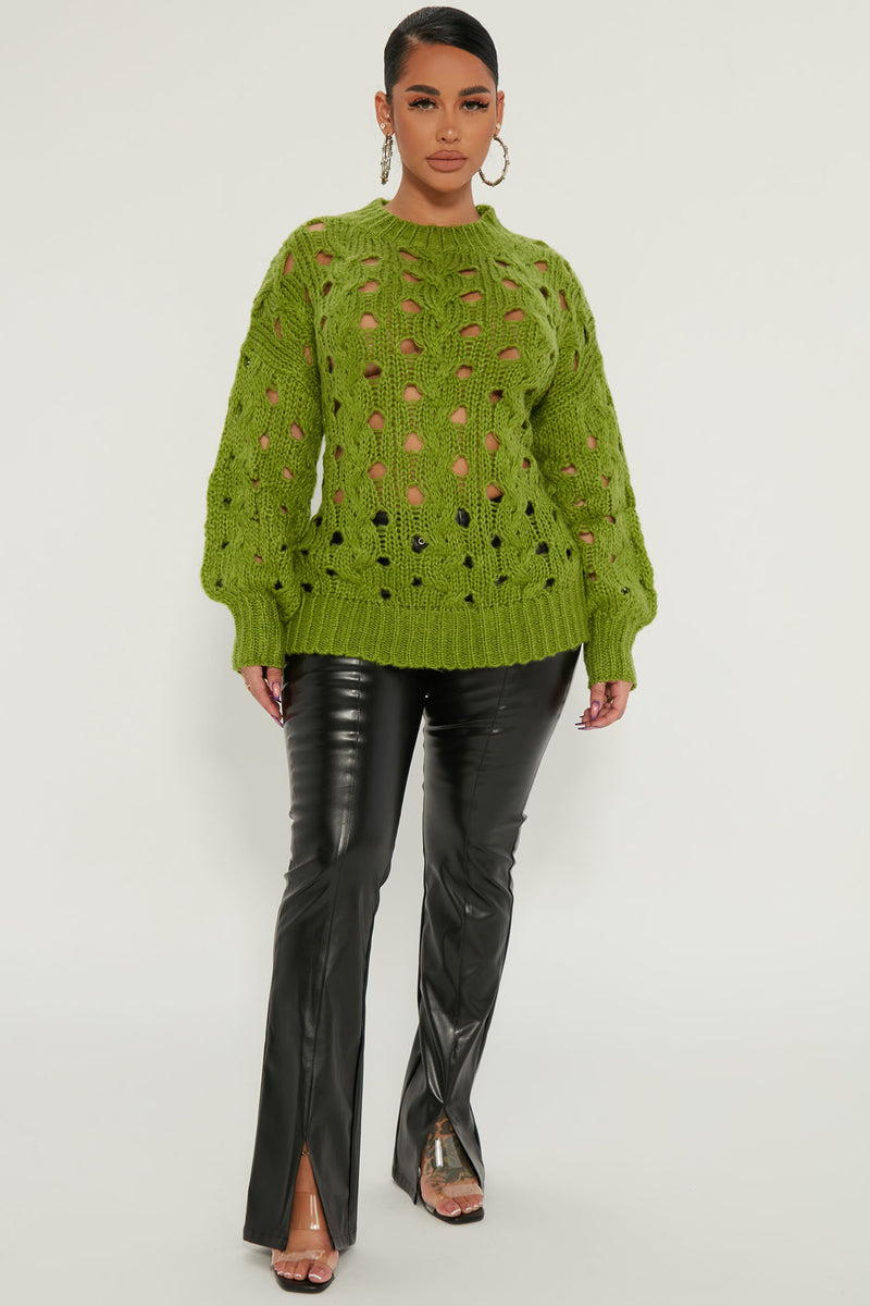 Chartreuse turtleneck deals