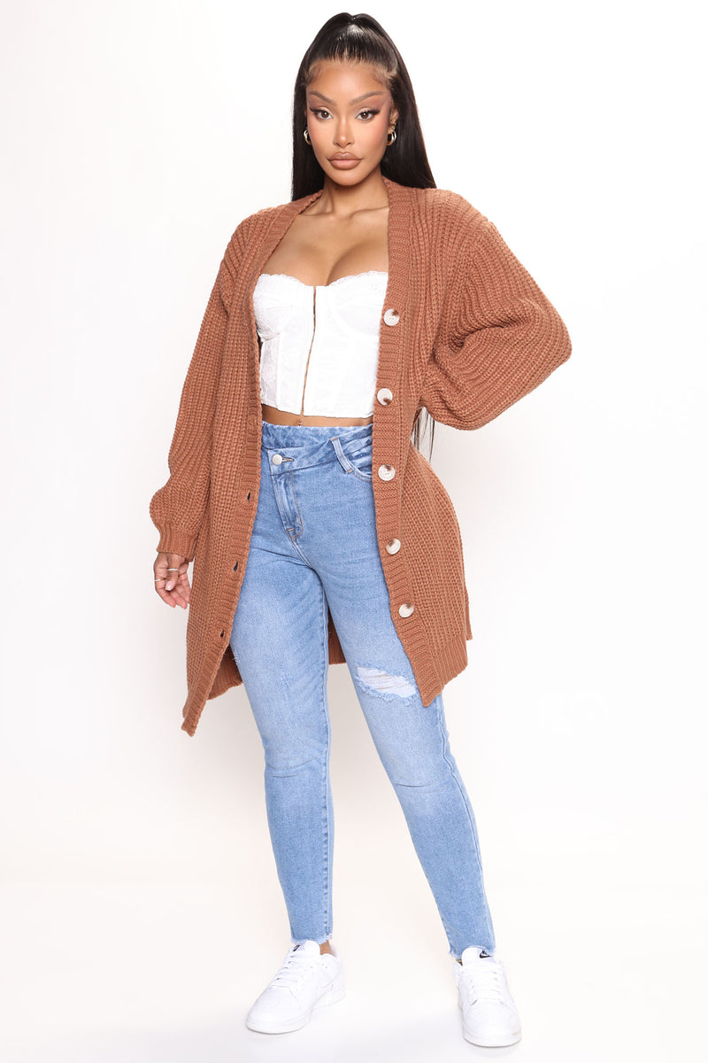 Cozy top sleep cardigan
