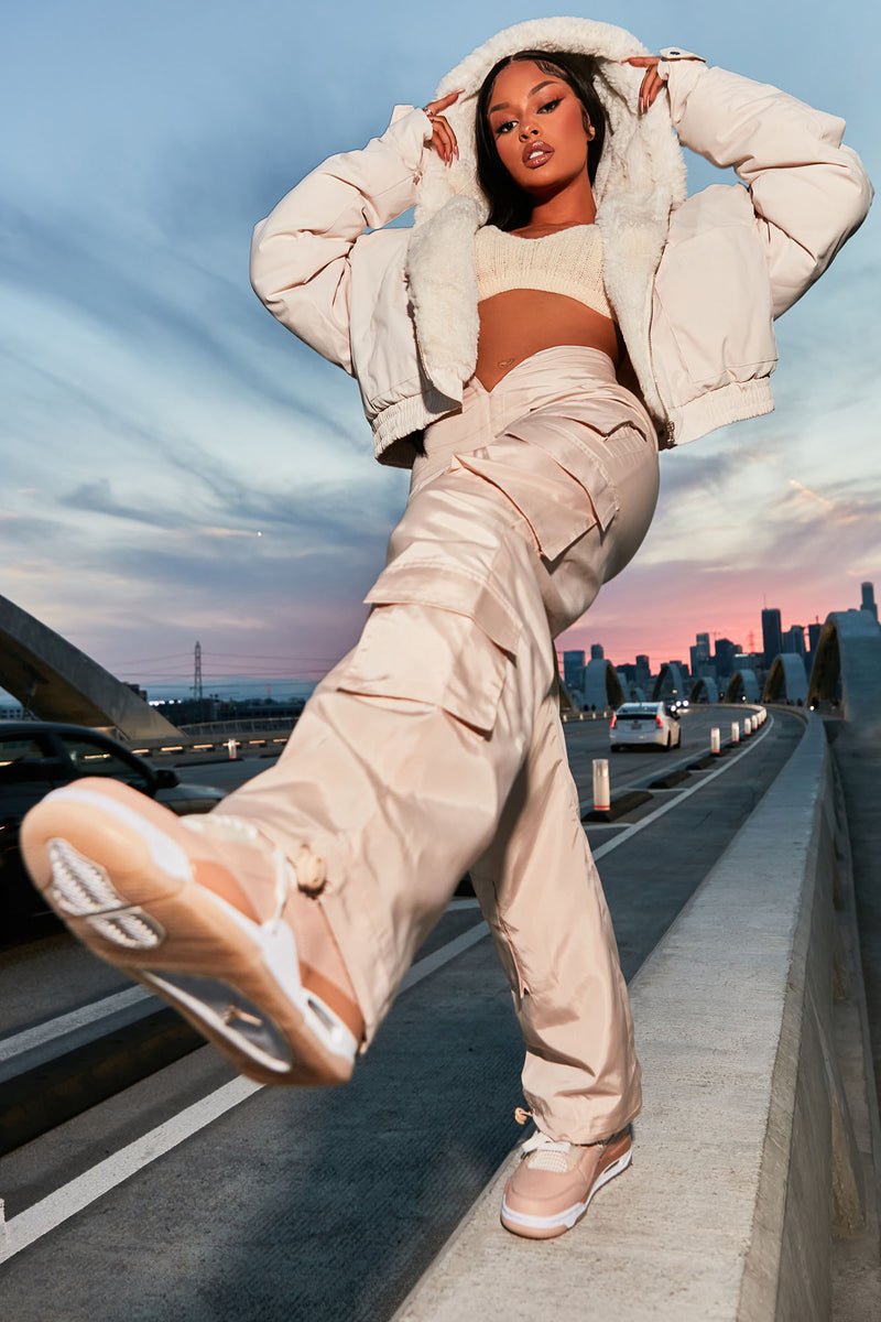 Don t Keep Your Cool Puffer Jacket Cream Fashion Nova Jackets