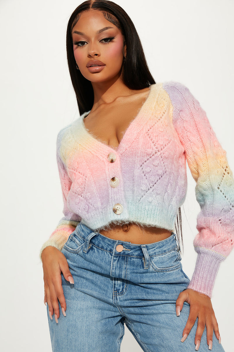 Fashion nova rainbow sweater best sale