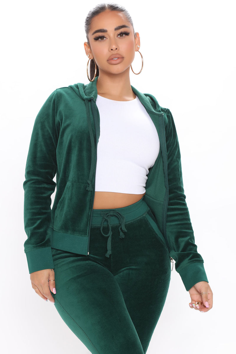 Fashion nova velour shop tracksuit