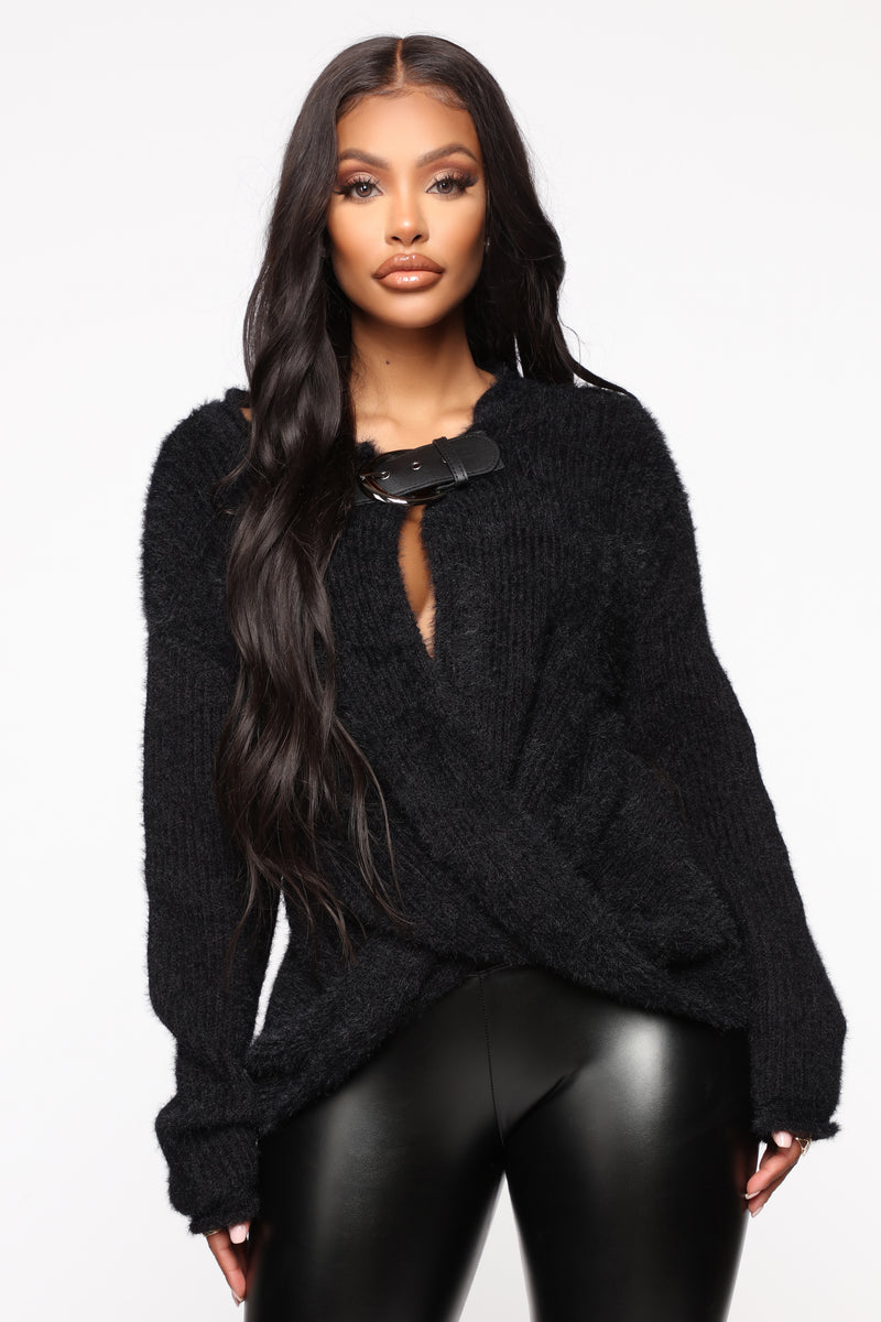 Winter Exposure Sweater Black Fashion Nova Sweaters Fashion