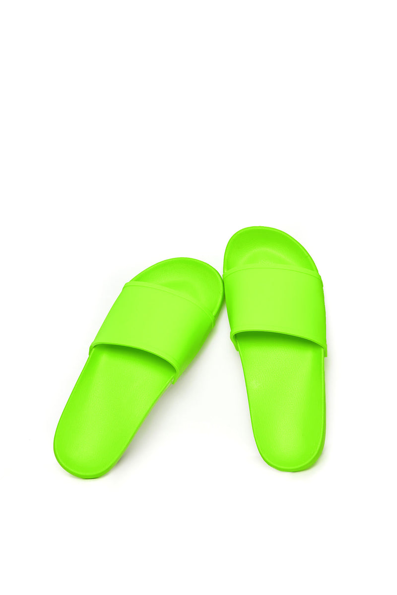 Neon lime sale slides