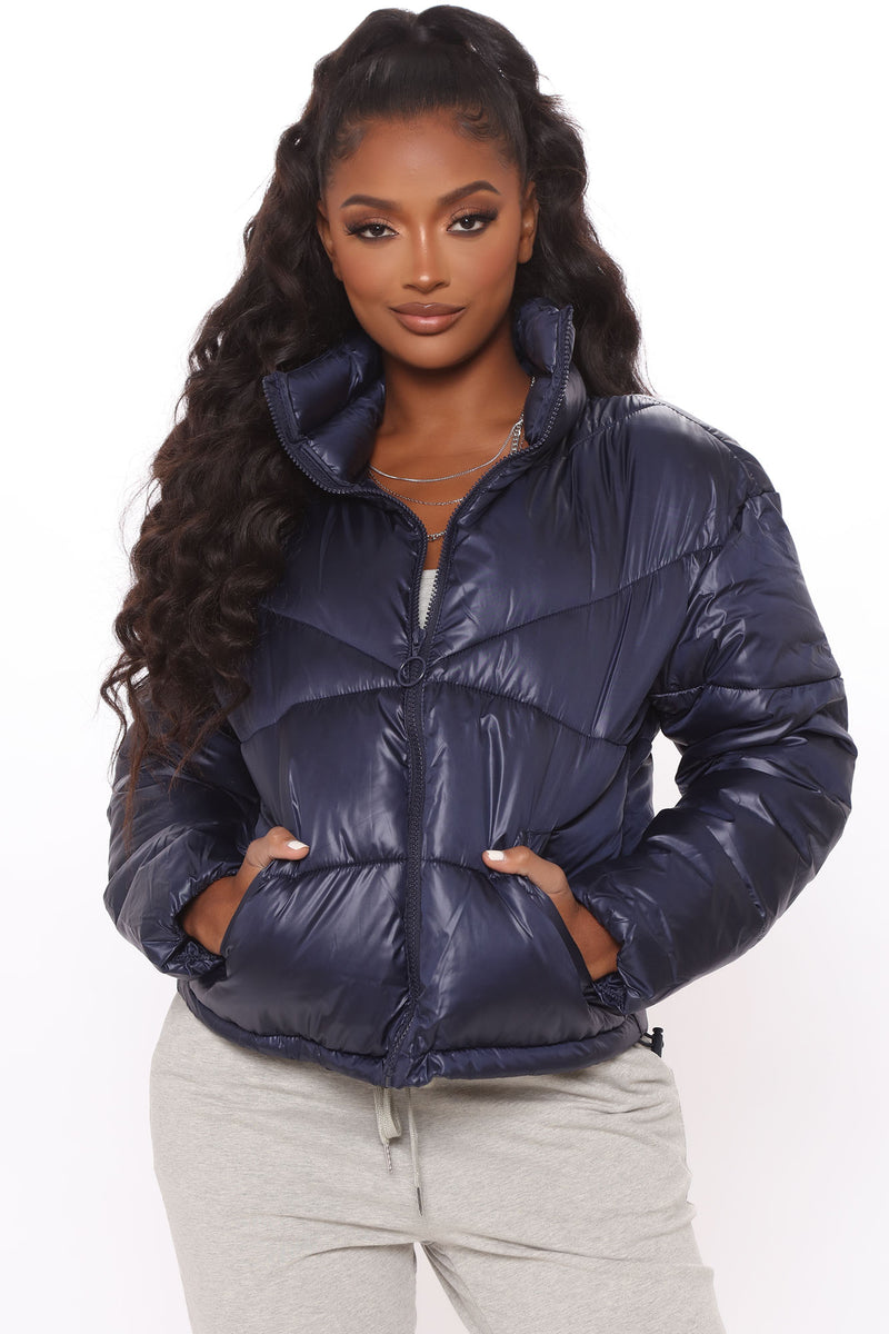 City Streets Puffer Jacket Navy Fashion Nova Jackets Coats