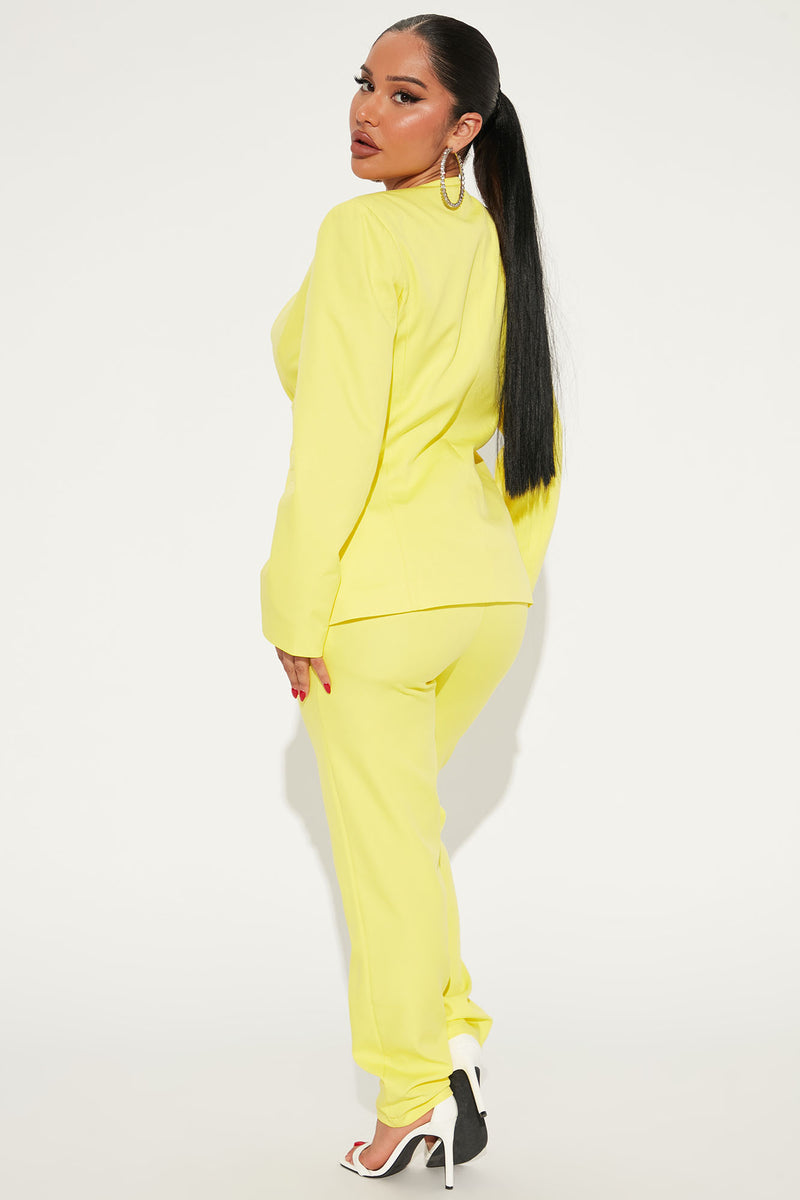 Fashion nova yellow sales pants