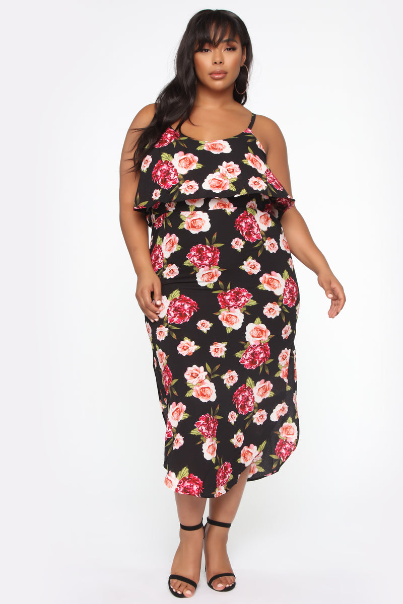 Free Spirit Flounce Maxi Dress