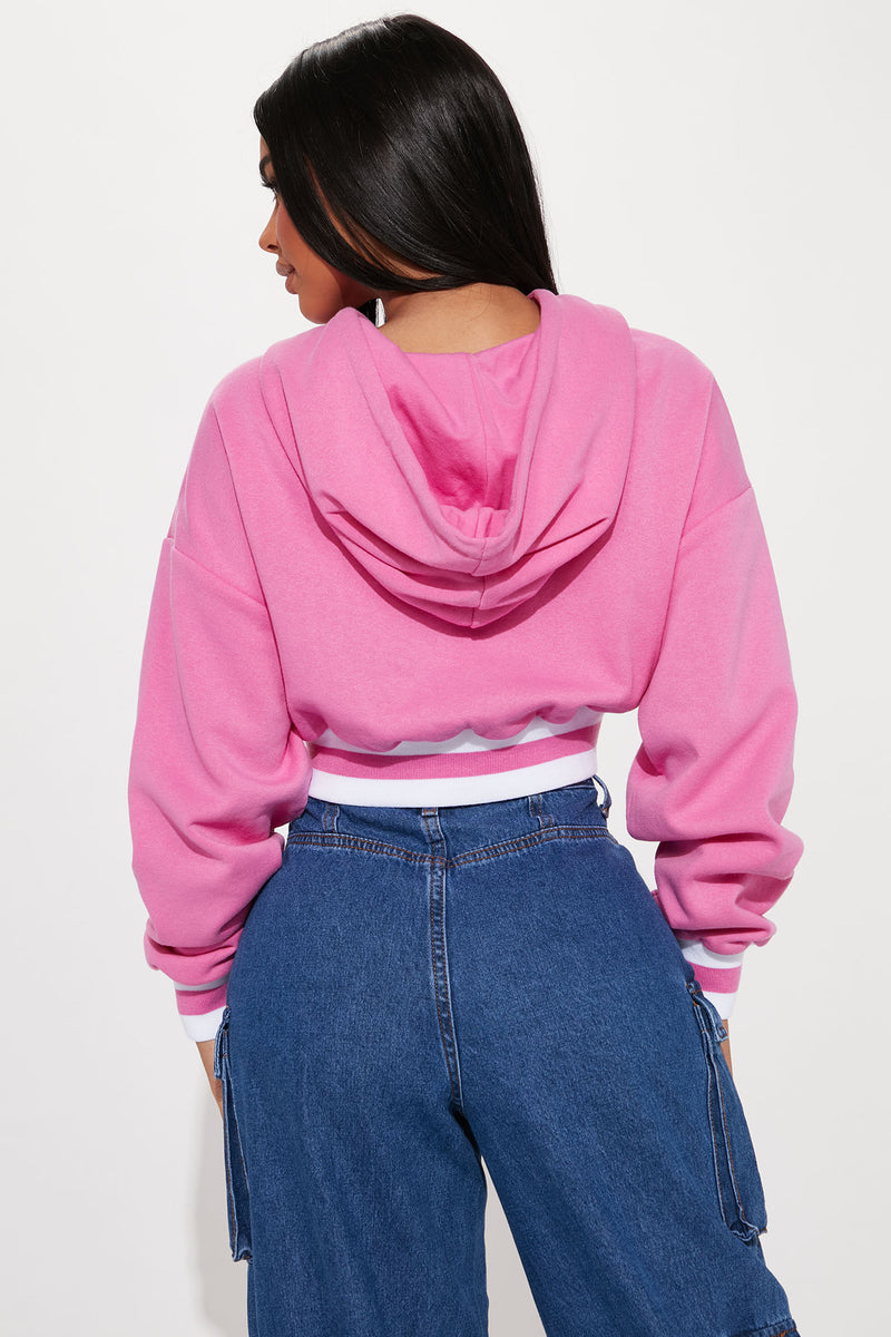 Fashion nova cheap pink hoodie