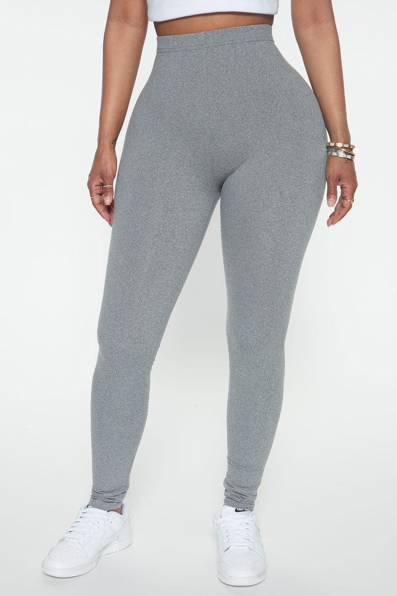 Almost Every Day Leggings - Heather Grey