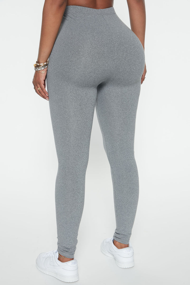 Almost Every Day Leggings Heather Grey Fashion Nova Leggings