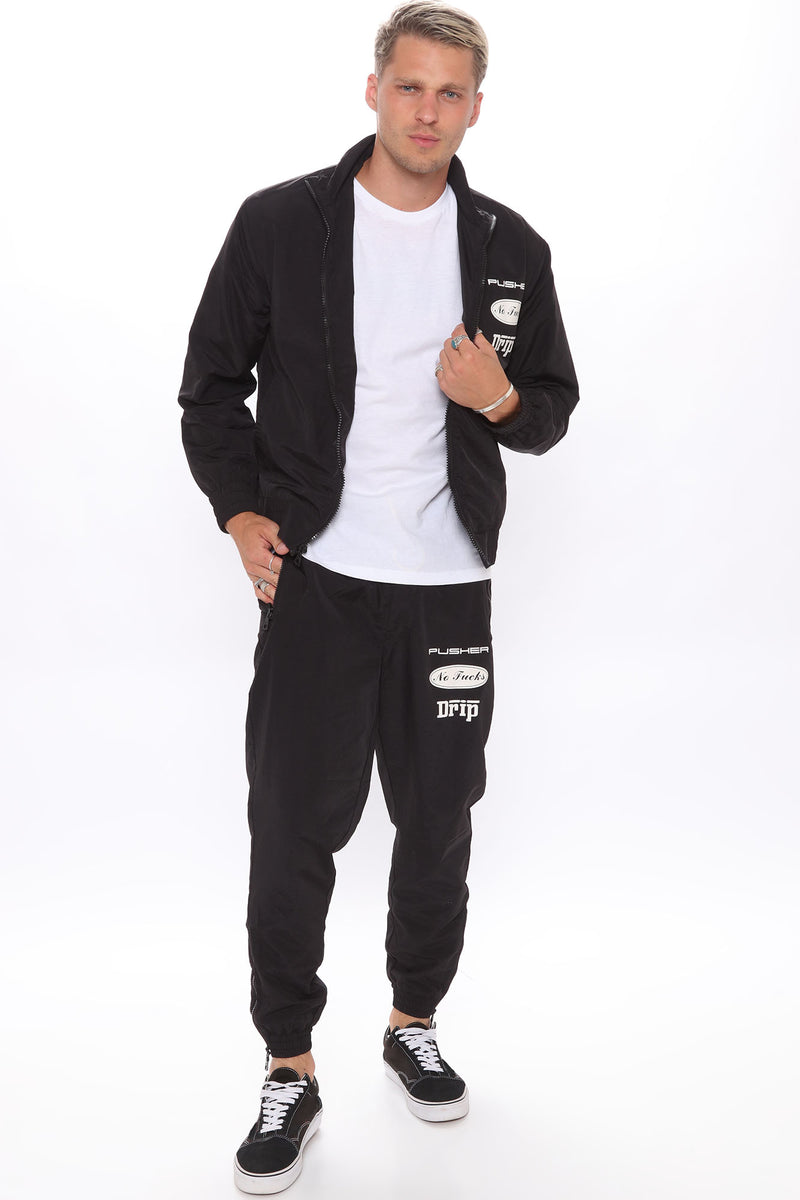 Better Believe It Windbreaker Track Jacket Black Fashion Nova, Mens