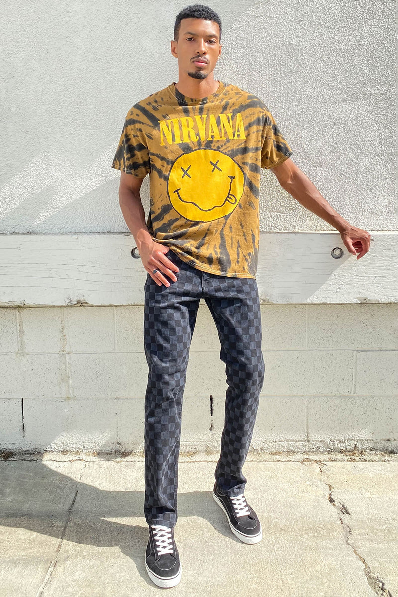 Nirvana shirt clearance mens