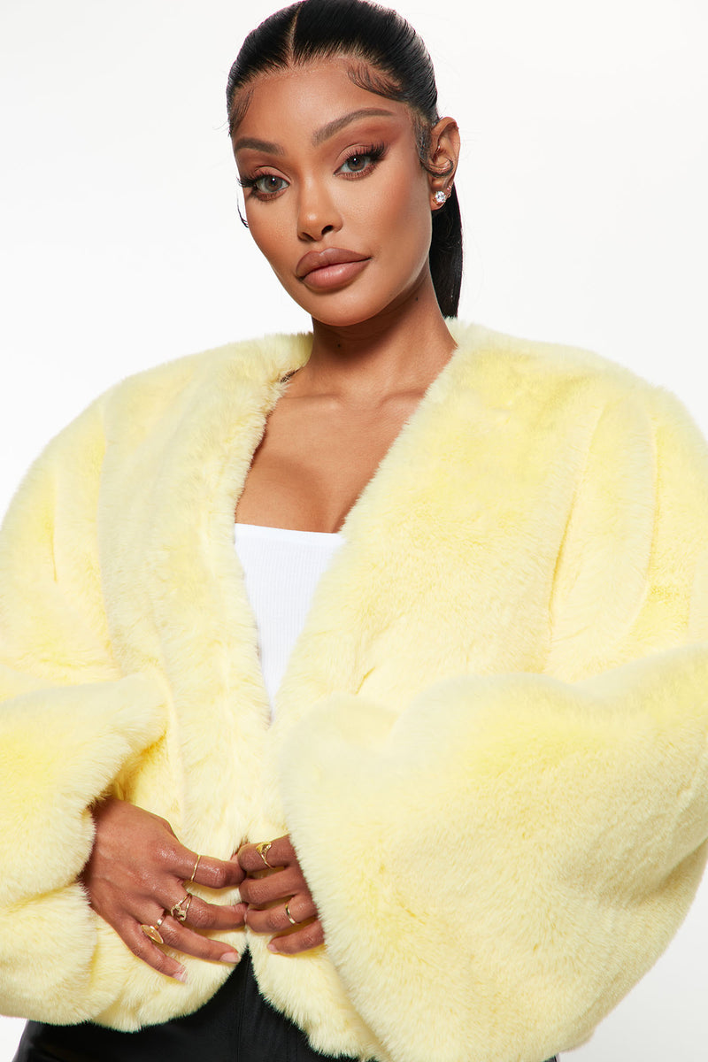 Missguided yellow 2025 jacket
