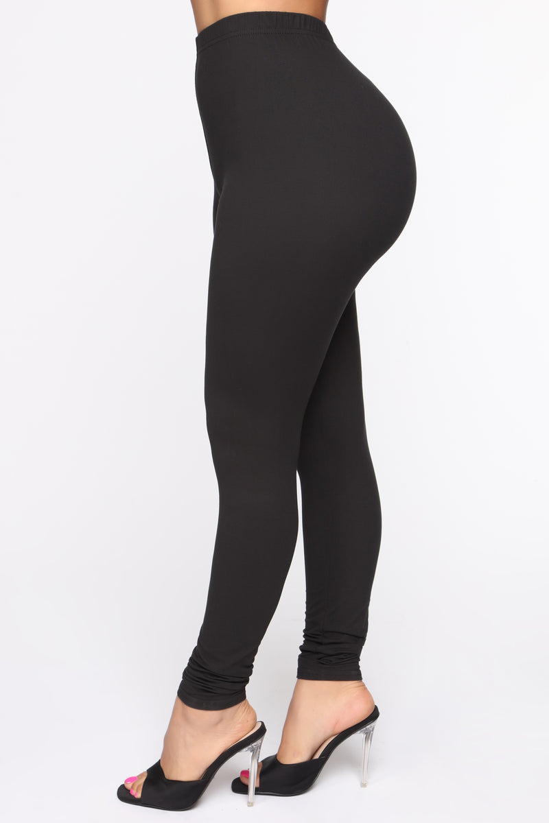 On The Daily Leggings - Black, Fashion Nova, Leggings