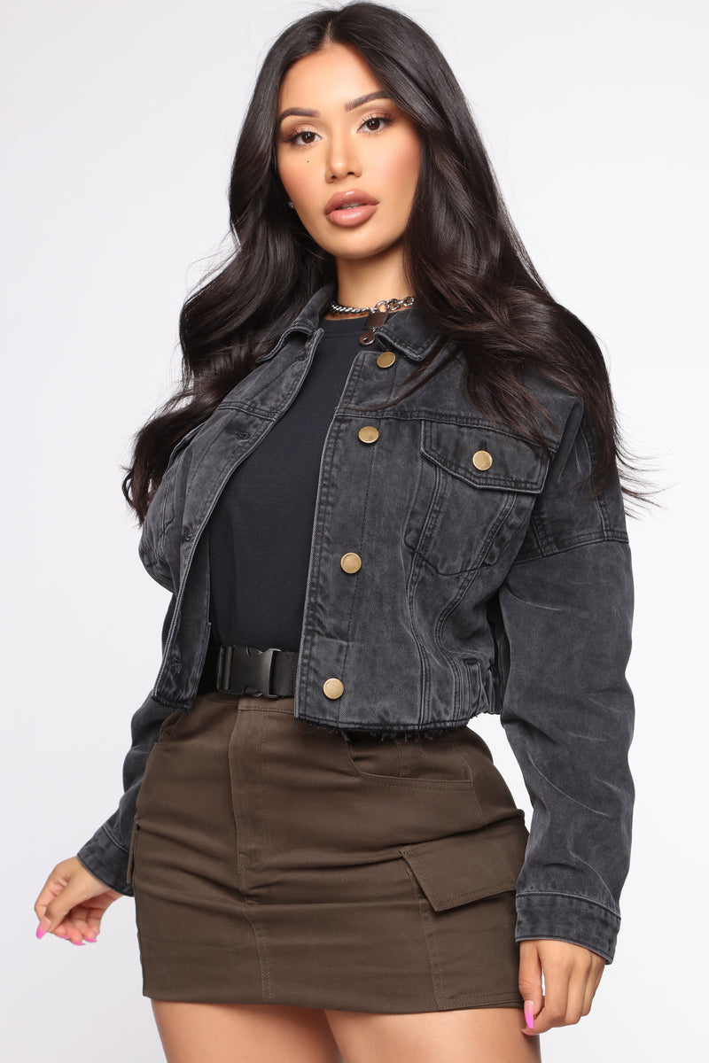 Sweet Desire Denim Jacket Black