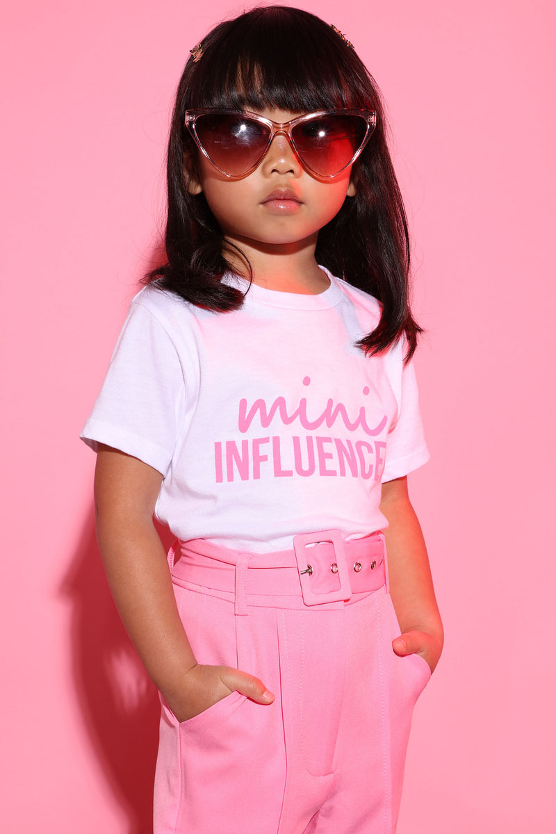 Mini Influencer Tee - White | Fashion Nova, Kids Tops & T-Shirts | Fashion  Nova