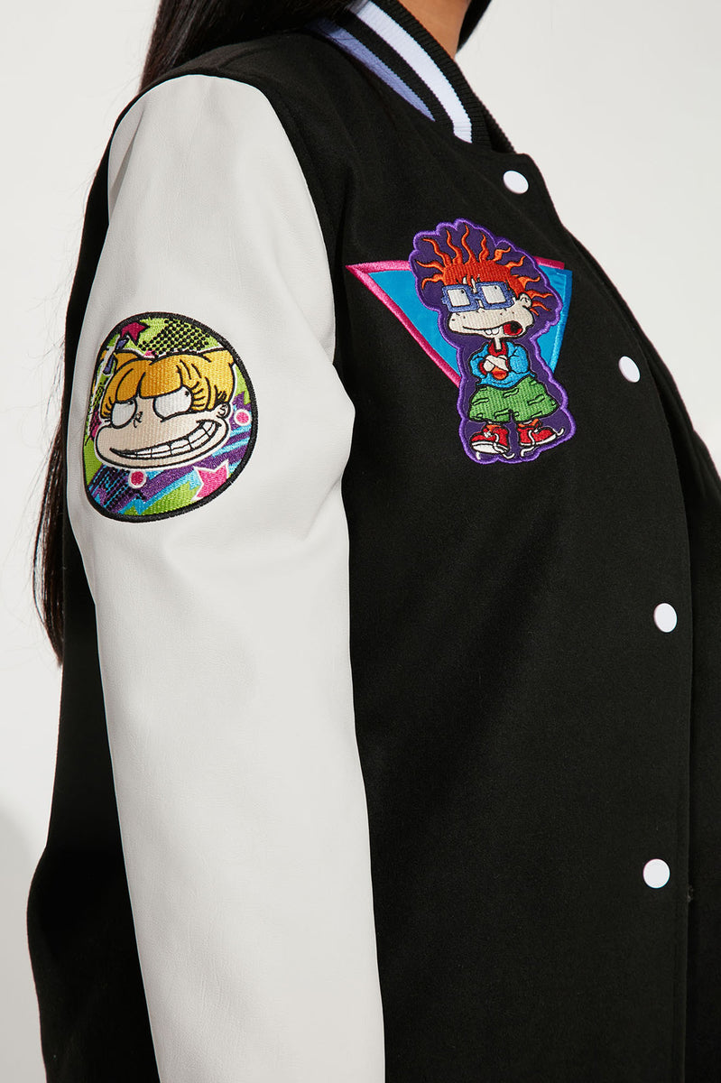 Rugrats Varsity Jacket - Black/White