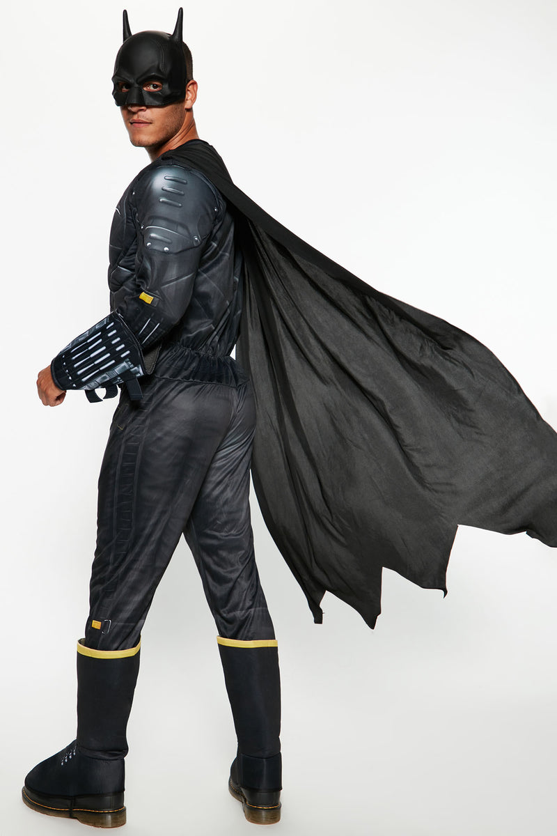 Batman 5 Piece Costume Set - Black, Fashion Nova, Mens Costumes
