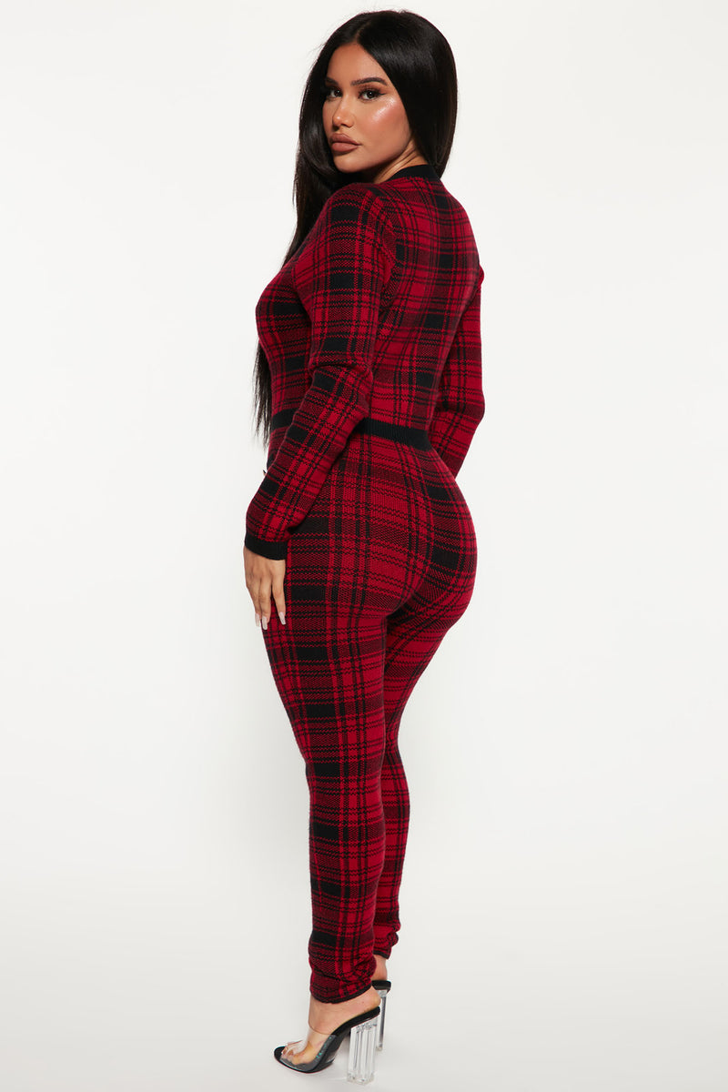 Fashion nova plaid jumpsuit new arrivals