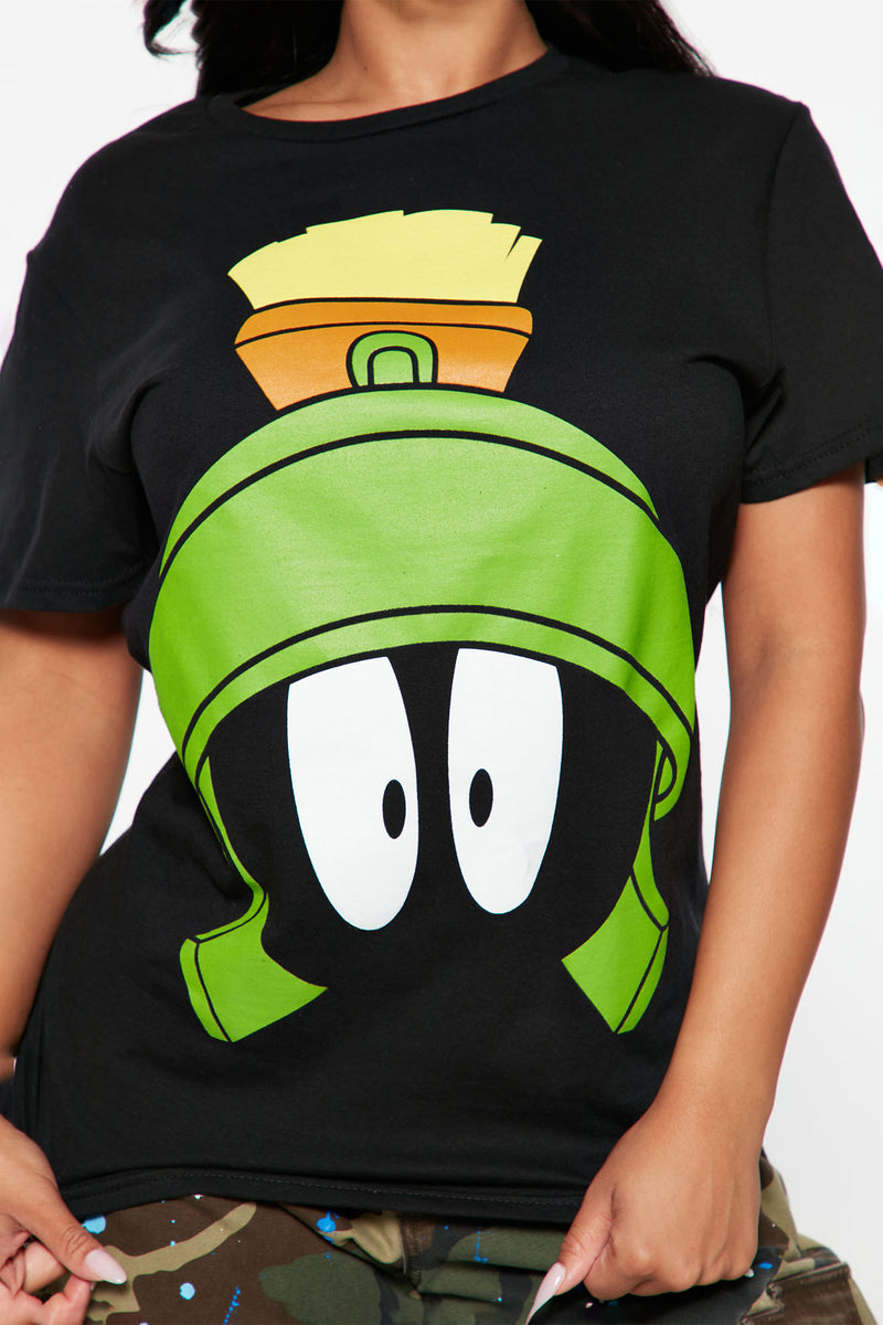Marvin The Martian T Shirt Black