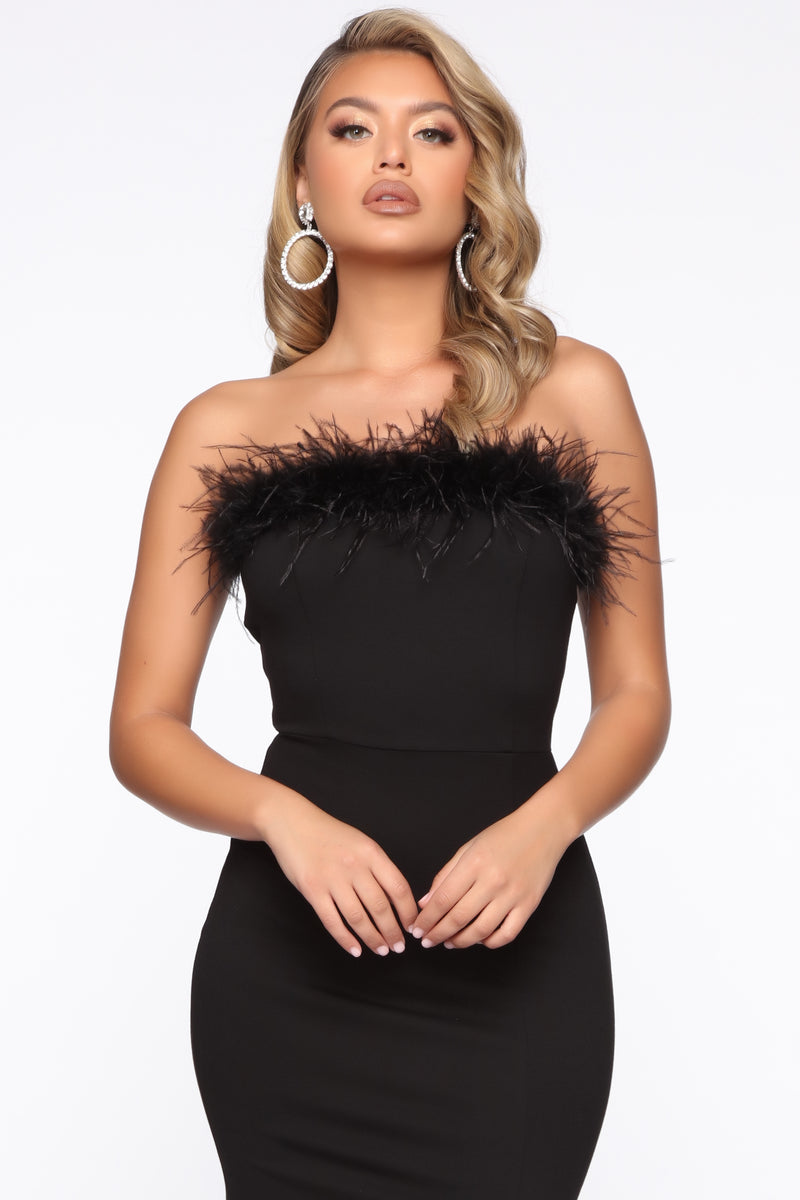 In It For The Frills Mermaid Maxi Dress