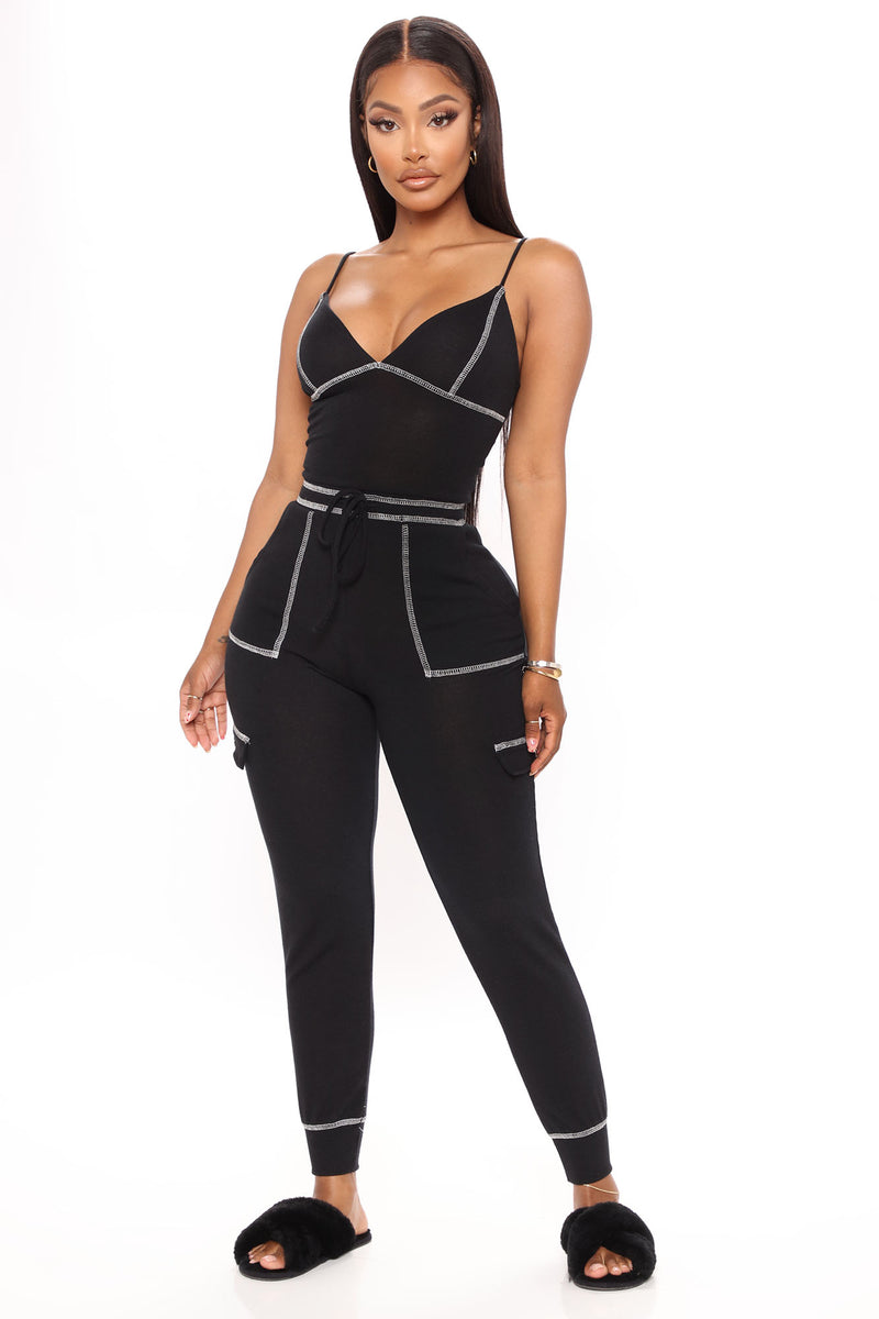 All zipped up jumpsuit fashion nova top